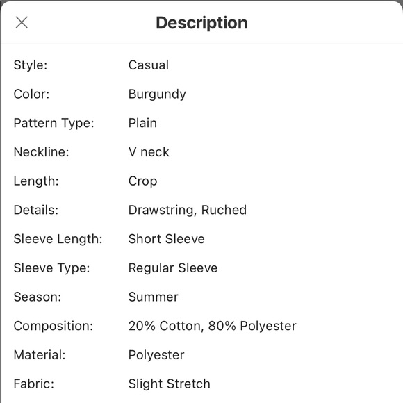 Drawstring Rutched Crop Top - Picture 6 of 13